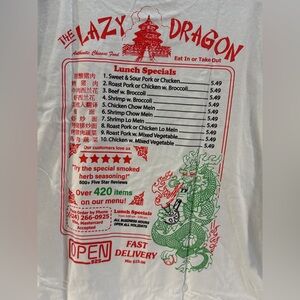 Open925 “Lazy Dragon” T-shirt 3XL. NEW